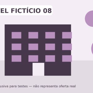 Imagem fictícia de imóvel para testes